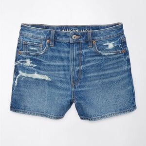 American Eagle denim mom shorts